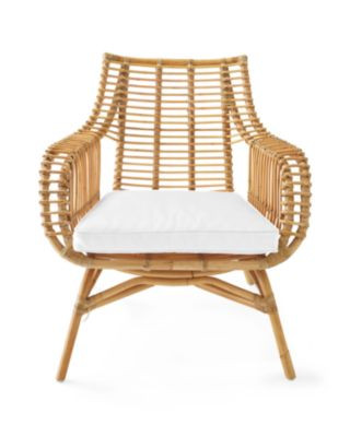 Venice Rattan Chair Cushion - Made To Order | Serena and Lily