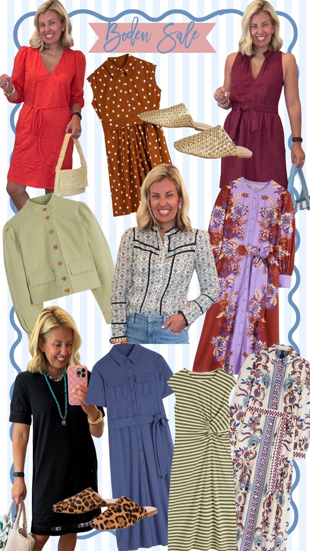 Code DN7W for another extra 10% OFF Boden Sale!! Up to 60% off new styles!

Literally some of my brand new pieces are already on sale!