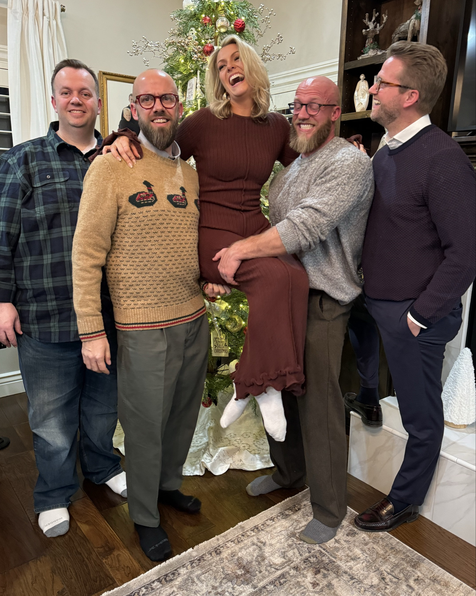 My holiday and family picture dress! Wearing a medium and I’m usually a size 6 or 8

#LTKParties #LTKHoliday #LTKFindsUnder100