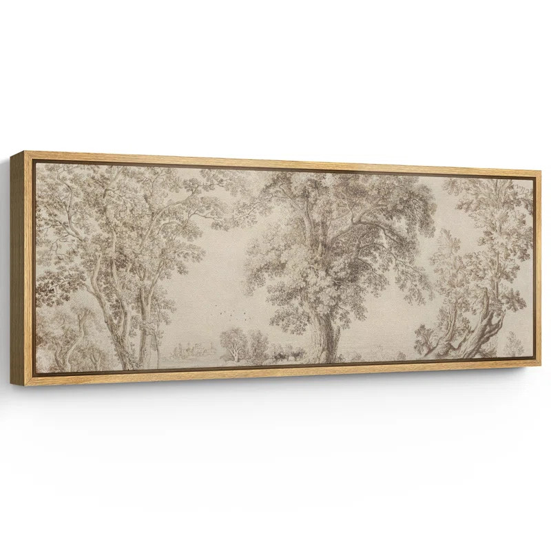 IDEA4WALL Vintage Arboreal Trees In An Etching Framed Print & Reviews | Wayfair | Wayfair North America