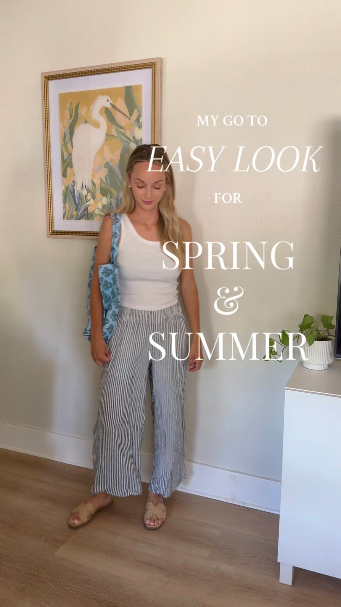 my go to easy spring and summer look 💙