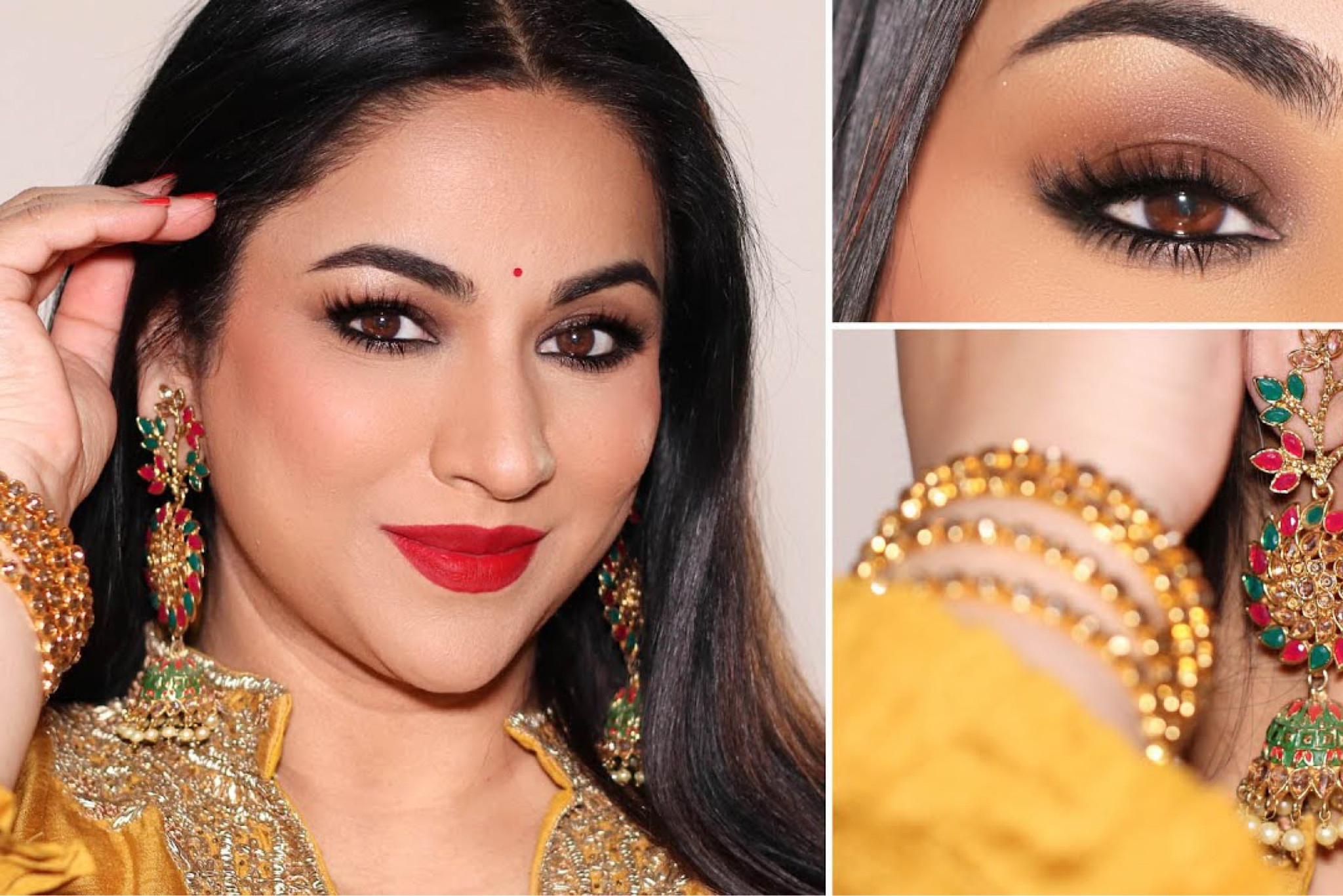 Looking for a unique way to transform your look for your next Indian festival? In this video, I’ll show you how to create a stunning Indian festival makeup look with smudged smokey eyes.

#LTKSeasonal #LTKbeauty