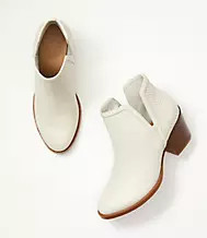 PERFORATED BOOTIES | LOFT Outlet