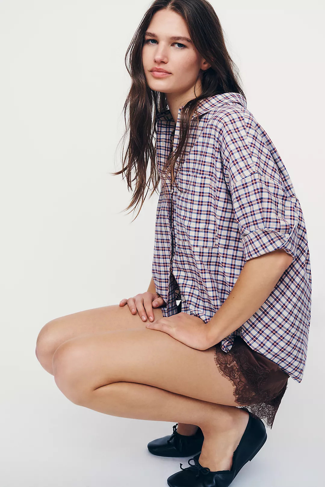 Mabel Boxy Oxford Shirt Top | Anthropologie (US)