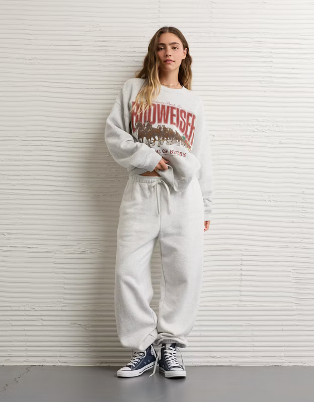 AE Budweiser Graphic Sweatshirt | American Eagle Outfitters (US & CA)
