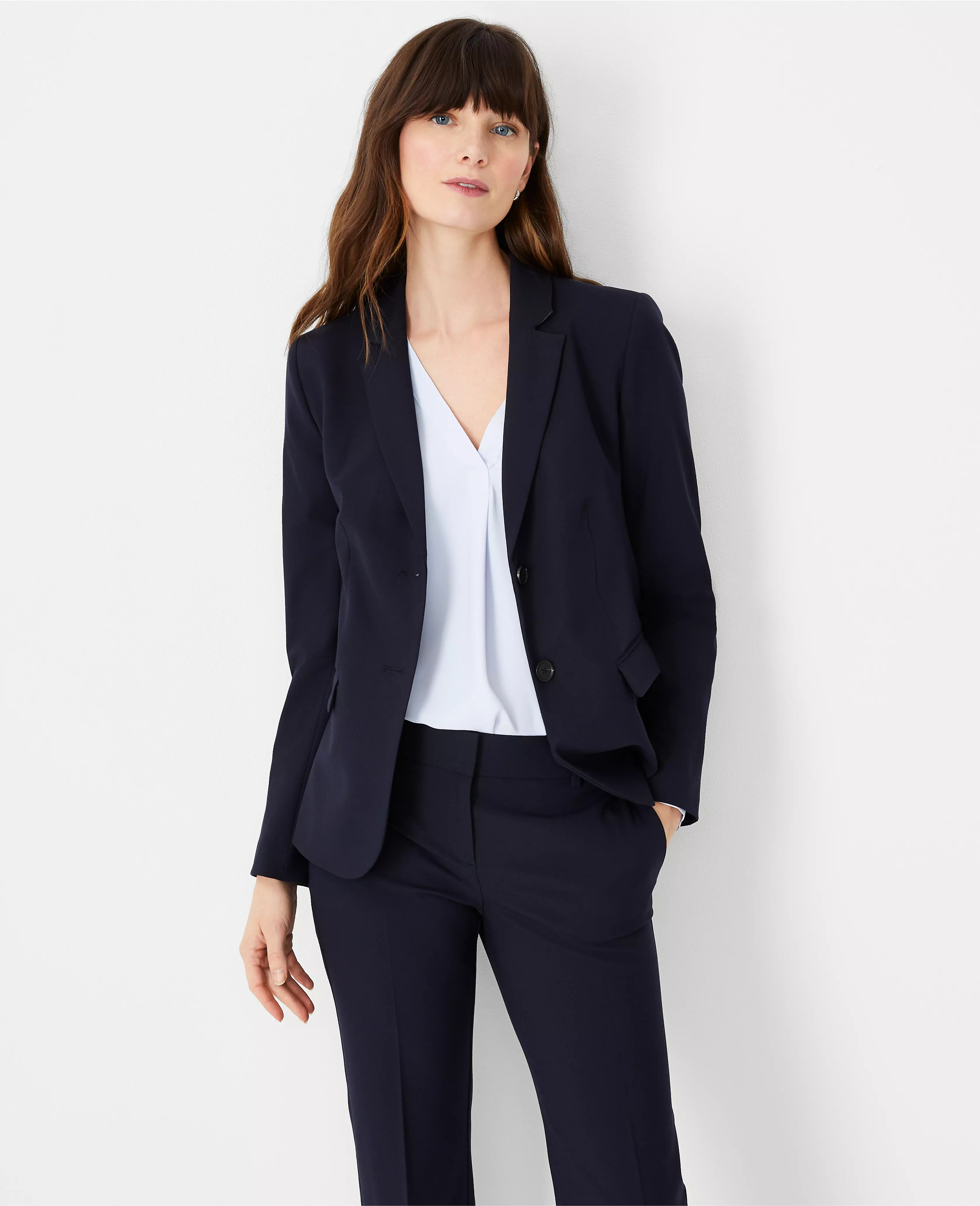 The Notched Two Button Blazer in Seasonless Stretch | Ann Taylor (US)