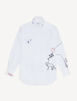 The Boyfriend: Linen, White x TART | With Nothing Underneath