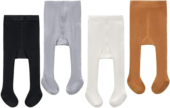 CECORC Baby Girls Tights Toddler Cable Knit Leggings Thick Cotton Infant Stockings Pantyhose 1-10... | Amazon (US)