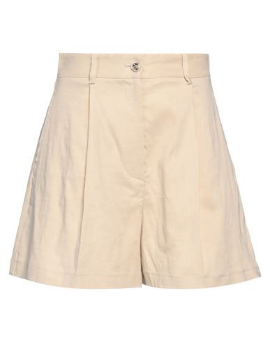 Pinko Woman Shorts & Bermuda Shorts Beige Size 2 Linen, Viscose, Elastane | YOOX (US)