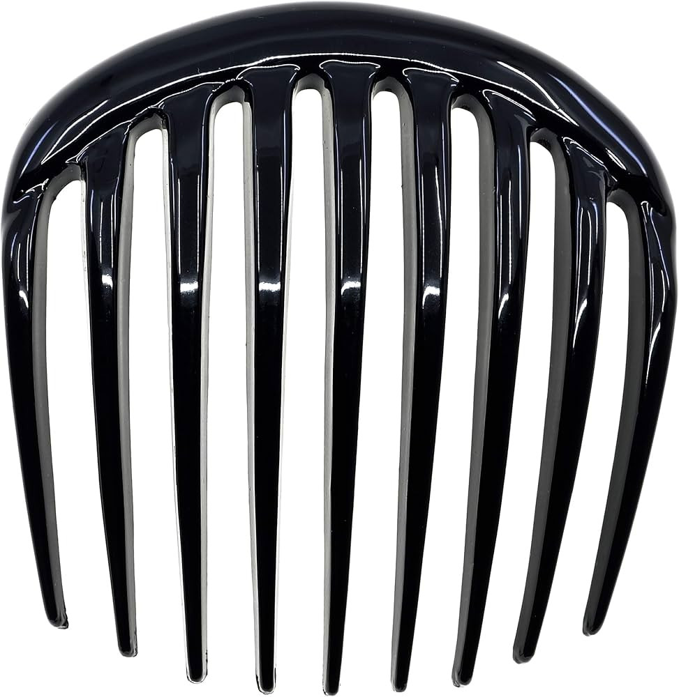Camila Paris CP2873 French Hair Side Comb Small Rounded, Black, French Twist Hair Combs, Strong H... | Amazon (US)