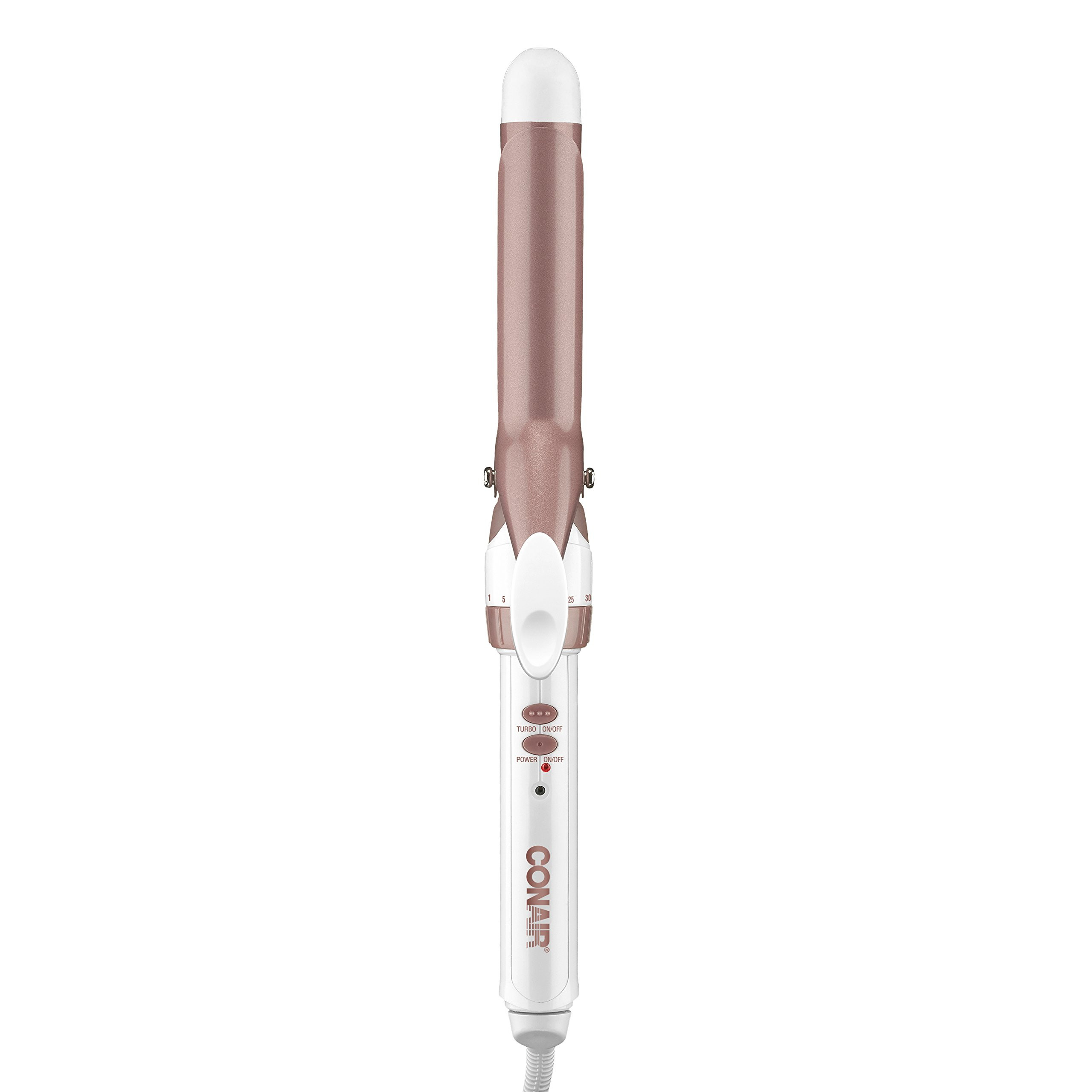 Conair Double Ceramic 1-Inch Curling Iron, 1-inch barrel produces classic curls – for use on sh... | Amazon (US)