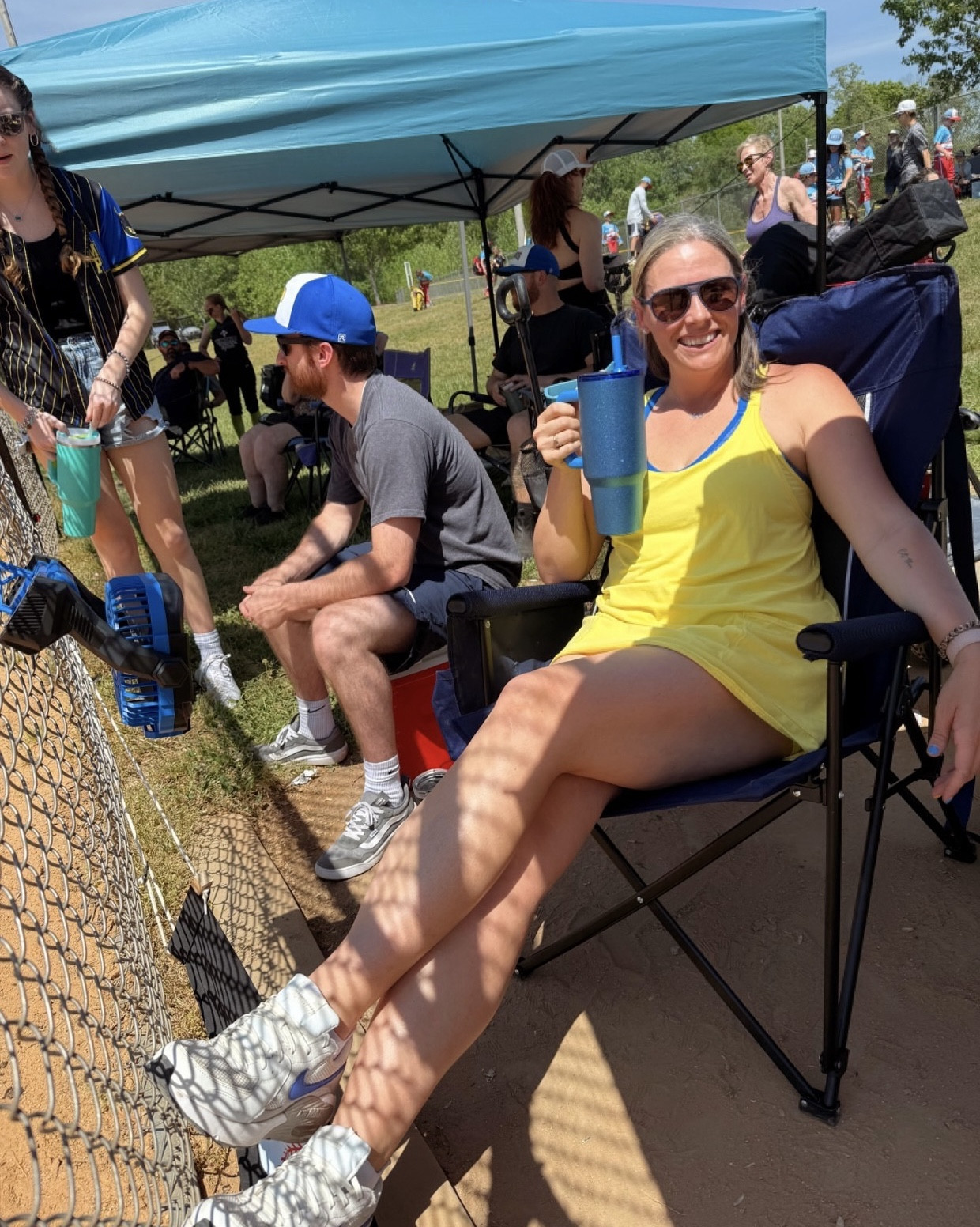 Uncomfortable at a ball game? Never 😎

#LTKdayinmylife #LTKootd #LTKActive