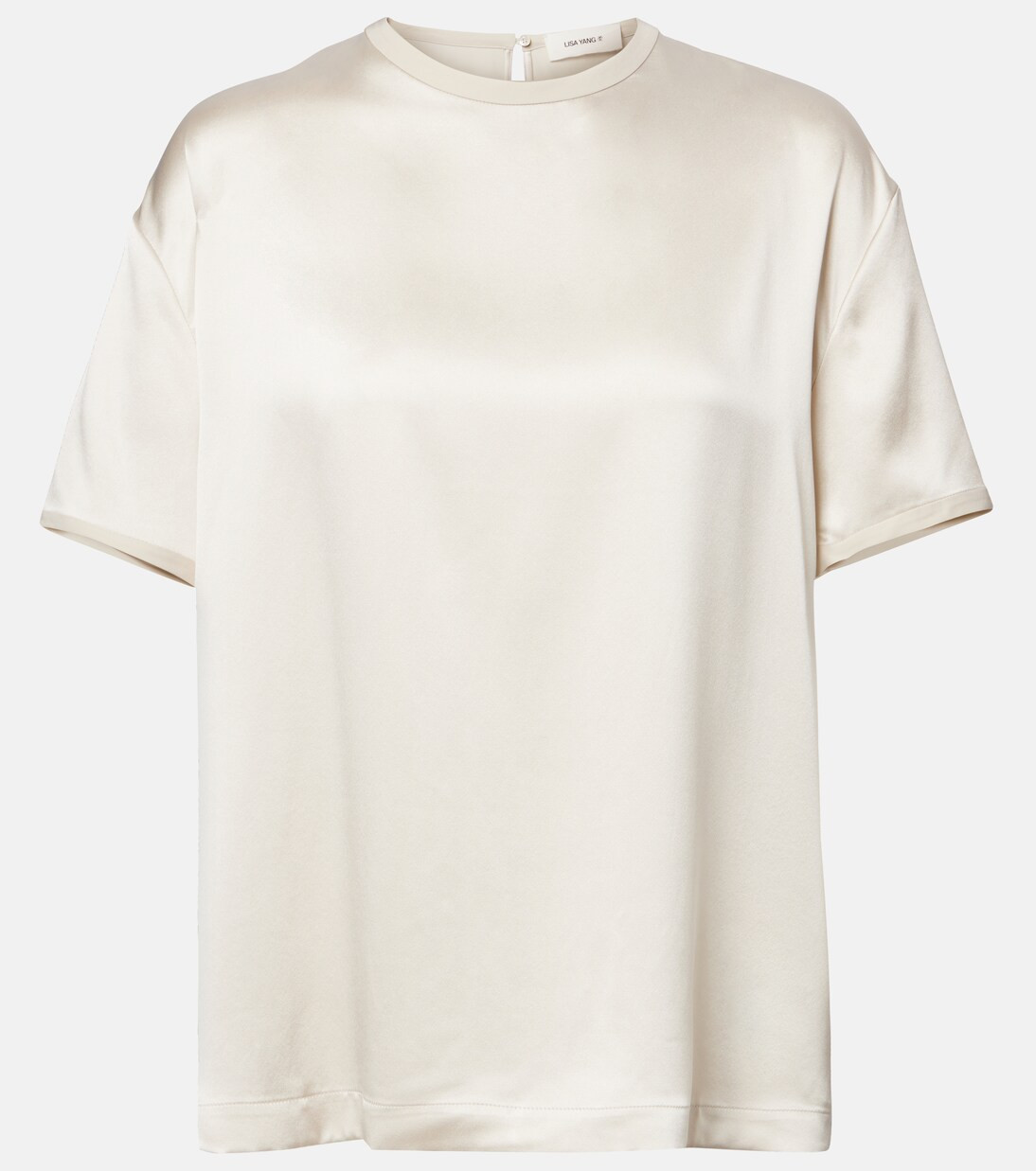 Silk satin T-shirt | Mytheresa (UK)