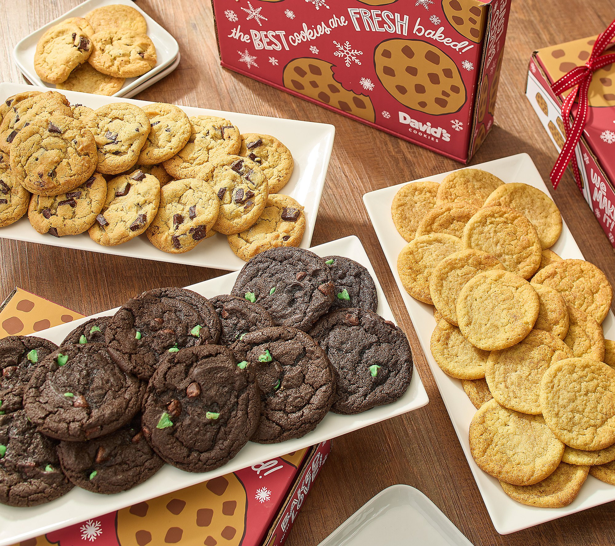 SH12/7 David's Cookies 174pc Holiday Cookie Exc ange | QVC