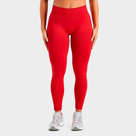 AYBL Women's Enhance Seamless Leggings in Red Size: Small | Finish Line (US)