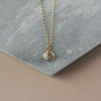 Dainty Gold Seashell Necklace, Ocean Inspired, Minimalist Everyday Beach Lover Gift, Wedding Jewelry, Gift For Her | Etsy (US)