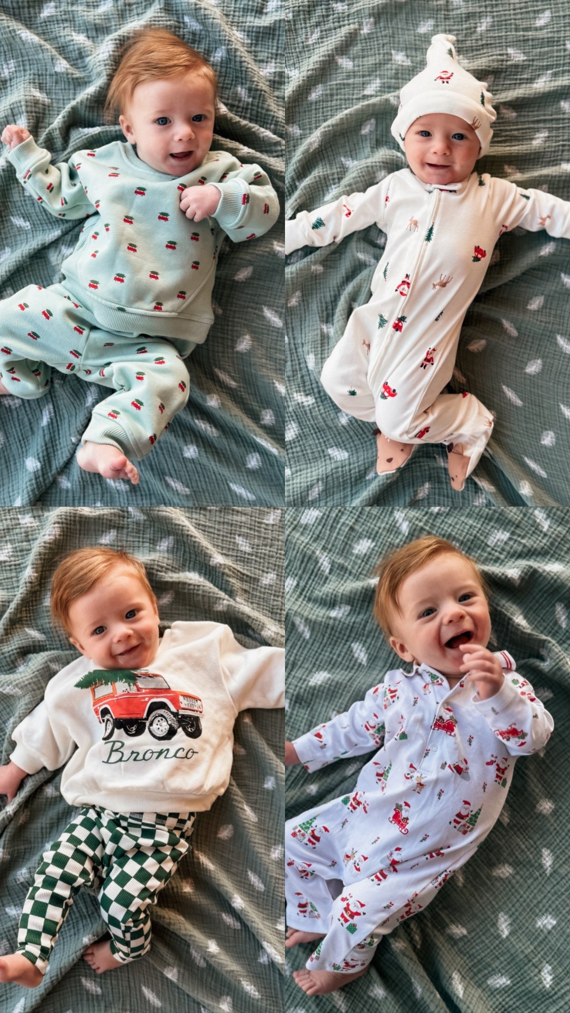 Sweet baby boy Christmas clothes! 