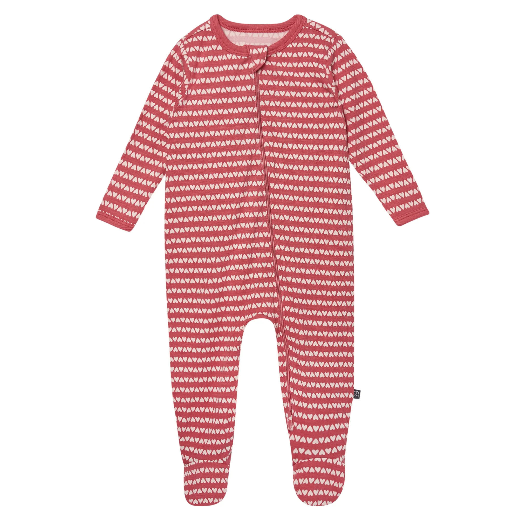 Modern Moments by Gerber Baby Neutral Viscose Valentine's Day Two-Way Zip Sleep 'N Play Footed Pa... | Walmart (US)
