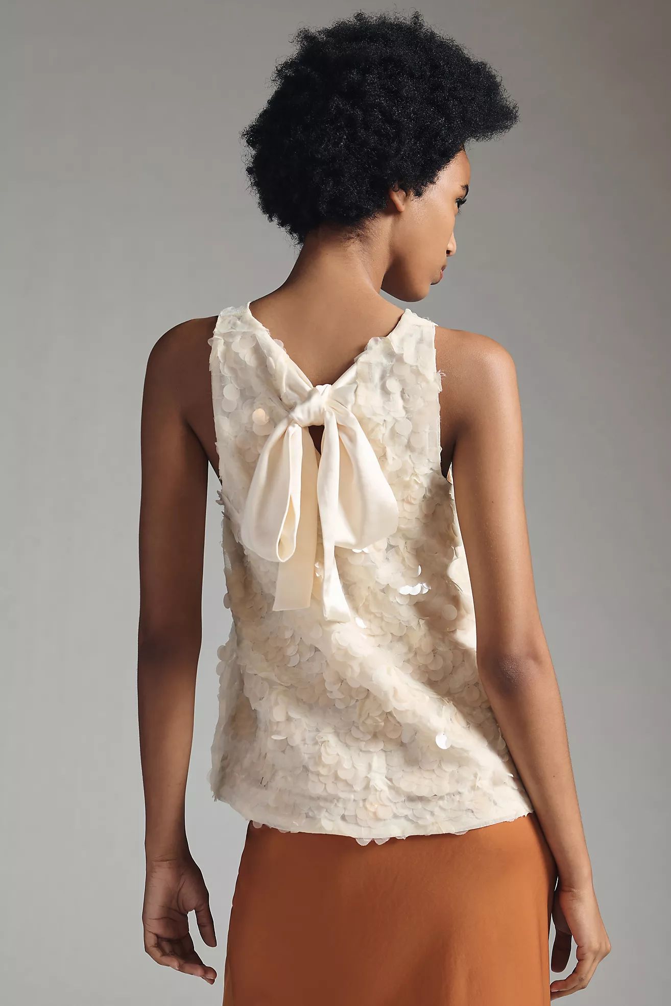 Endless Rose Sequin Bow Tank | Anthropologie (US)