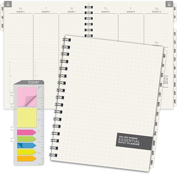 Global Printed Products Essential 8.5"x11" Monthly & Weekly 2024-2025 Planner - (8.5" x 11" - Jun... | Amazon (US)