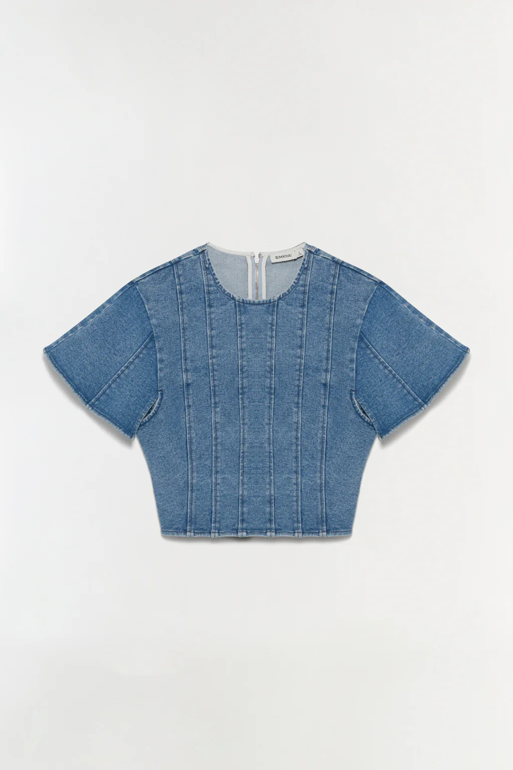 Kolby Structured Denim Top | Simkhai