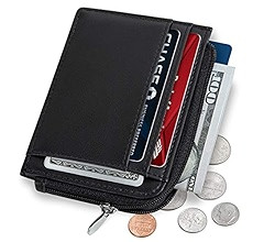 SERMAN BRANDS Small Wallets for Women. Slim Wallet for Women with Coin Purse and Credit Card Hold... | Amazon (US)