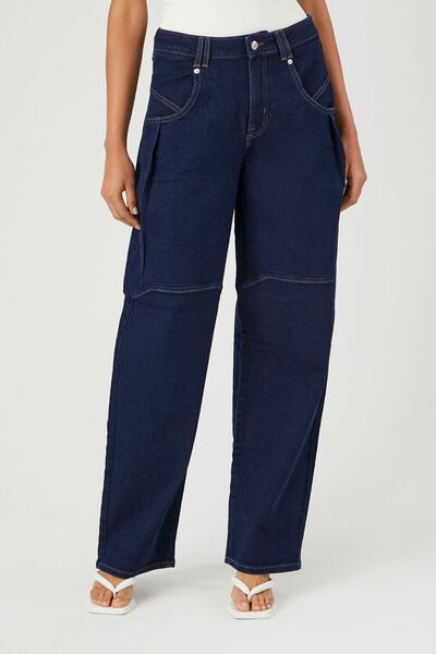 Baggy Mid-Rise Jeans | Forever 21