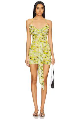 Mackie Dress in Lime Wing | Revolve Clothing (Global)