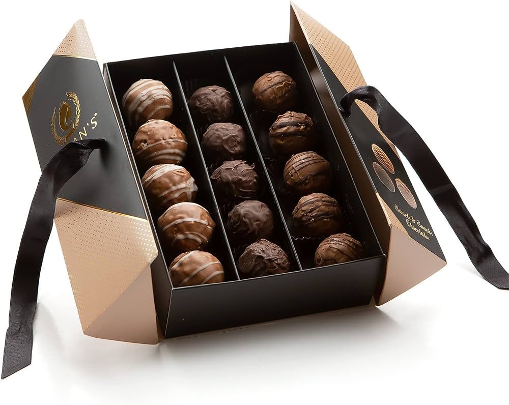 CARIANS Chocolatier Dark Milky Truffles Assorted Chocolate Gift Box, 15 pc. | Amazon (US)