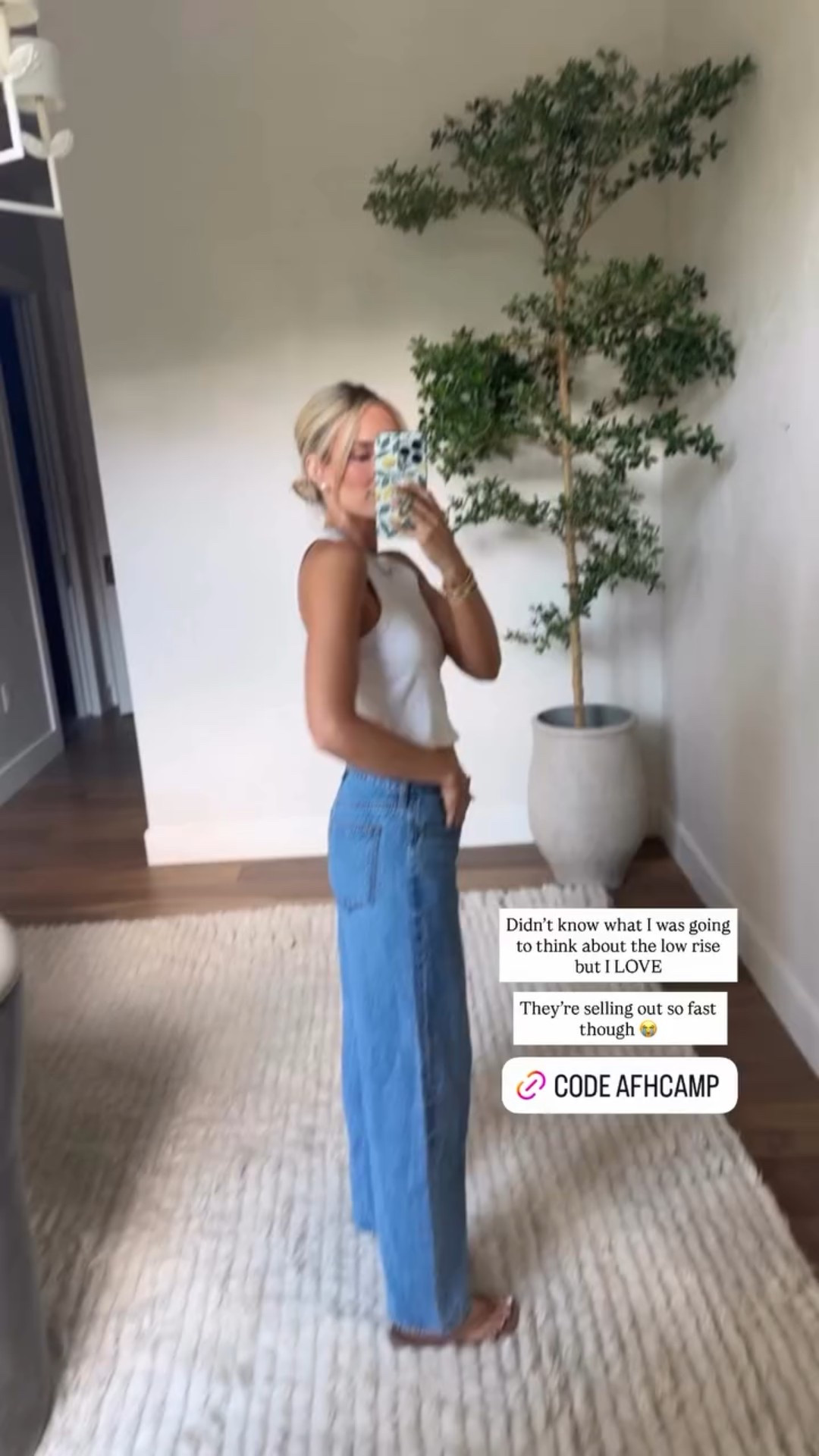 Loving the low rise more than I thought 🙌 use code AFCHAMP 

#LTKSaleAlert #LTKSeasonal #LTKFindsUnder100