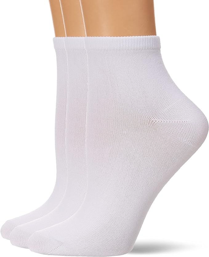 Hanes Women's ComfortSoft Ankle Sock, 3-Pack | Amazon (US)