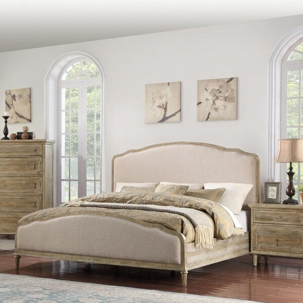 Copper Grove Hollabrunn Sandstone Upholstered Bed Set - King | Bed Bath & Beyond