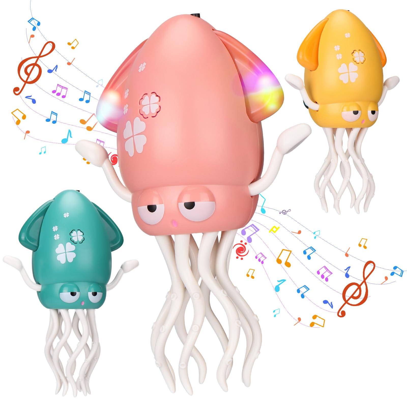 Magic Electric Dancing Octopus Toy with Led Light and Music,Playful Automatic Evasion Crawling Da... | Amazon (US)