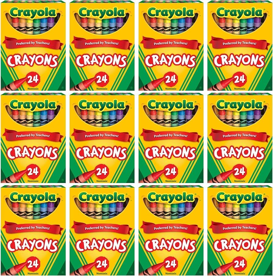 Crayola Crayons Bulk, 12 Packs of 24 Count Crayons, School Supplies, Assorted Colors | Amazon (US)