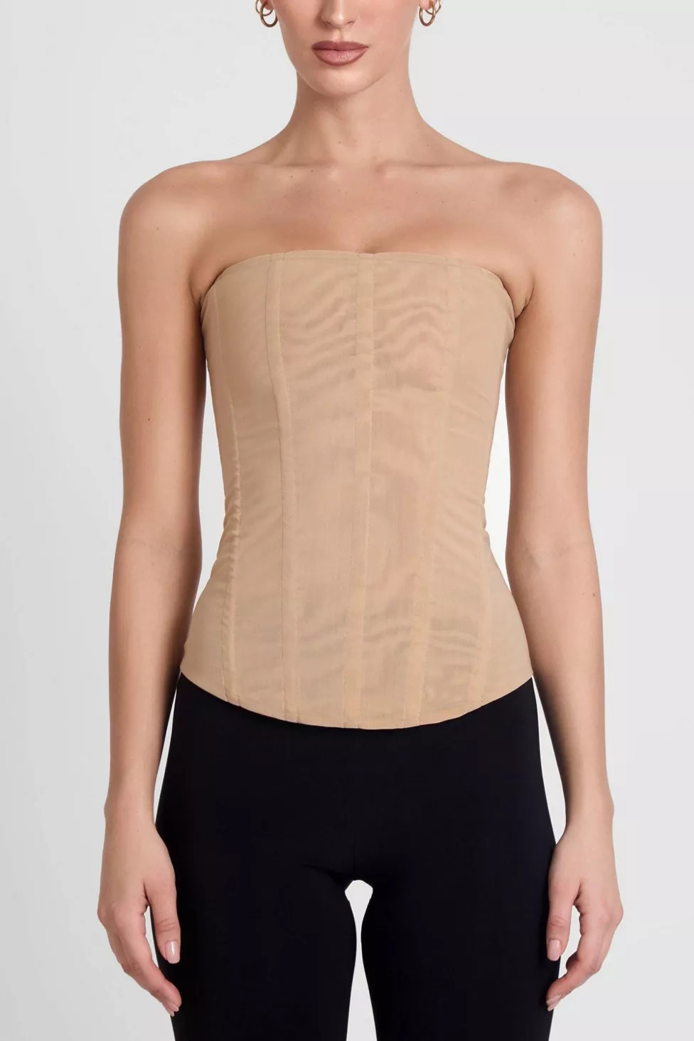LEAU Muse Mesh Corset Top | Urban Outfitters (US and RoW)