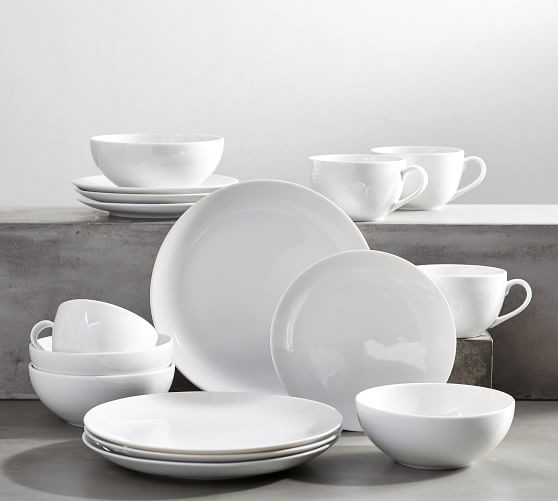 Classic Coupe Dinnerware 16 Piece Set - Soup Bowl | Pottery Barn (US)
