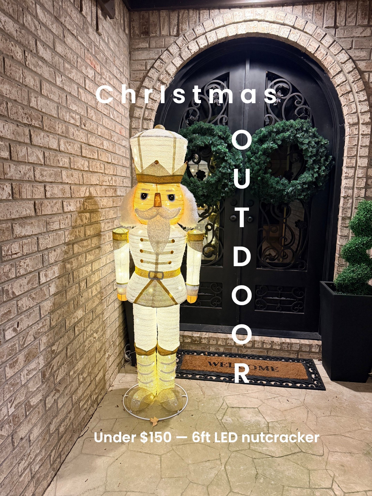 New Christmas decor for our front porch — a 6ft LED nutcracker! He’s so beautiful! 

#LTKHoliday #LTKHome #LTKmomlife