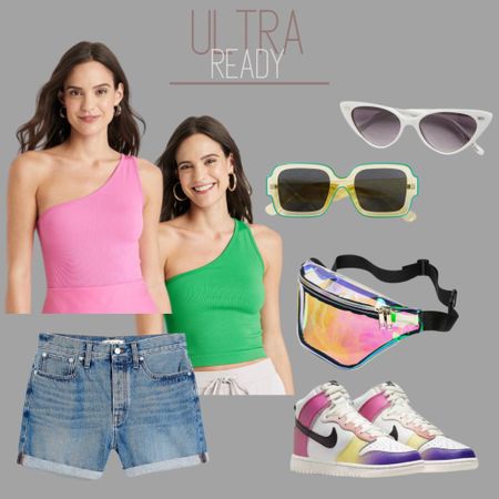 Who is going to ultra? The brighter the better, that way you won’t get lost and you might glow in the dark lol

#musicfestival #music #miami #oneshouldertop #oneshoulder #nike #nikedunks #dunks #sunglasses #festival #jeanshorts #shorts #sale #sneakers #hightop #fannypack #neon #bright #springbreak #vacation #travel

#LTKsalealert #LTKFestival #LTKshoecrush