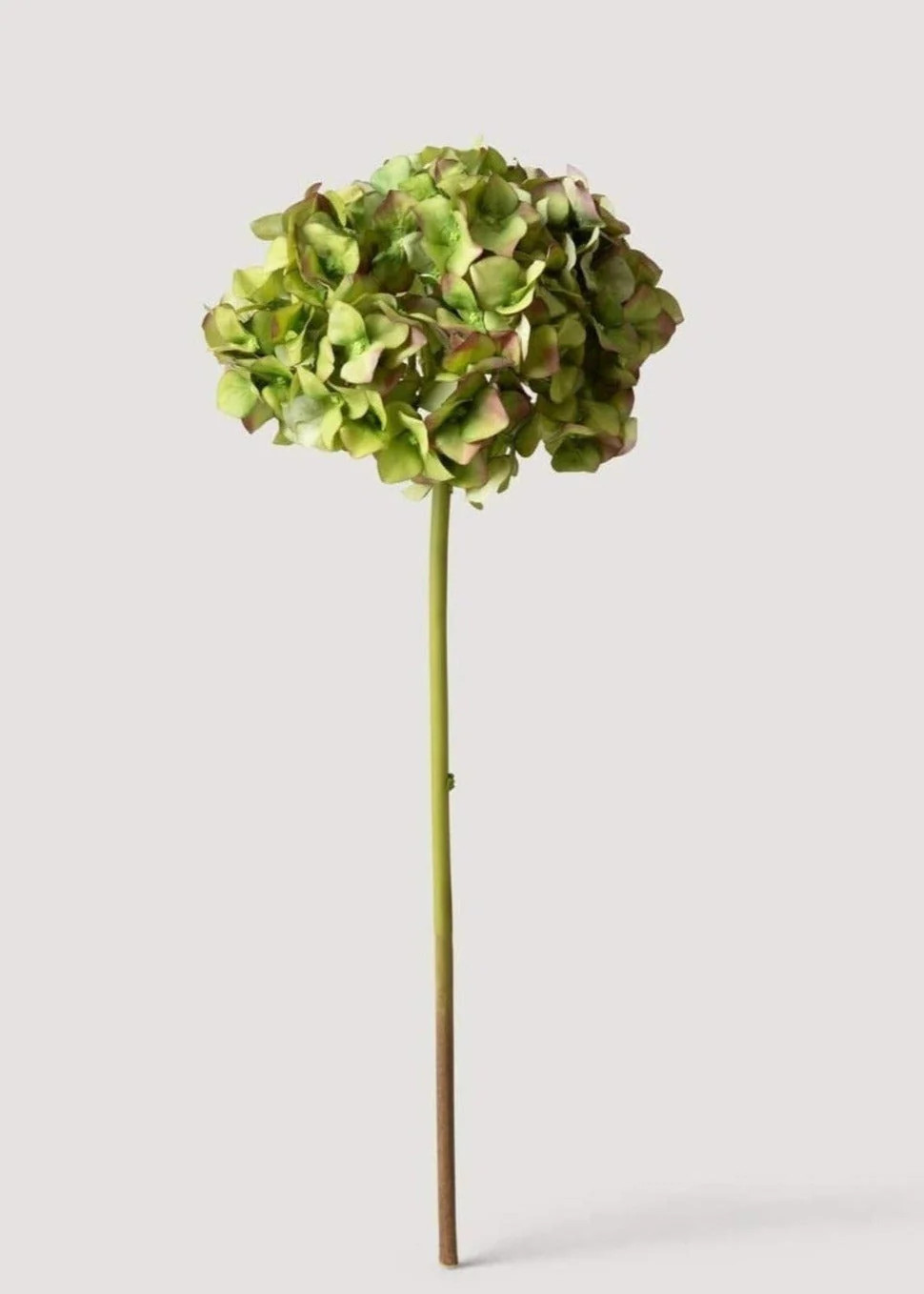 Real Touch Antique Green and Purple Faux Hydrangea - 19" | Afloral