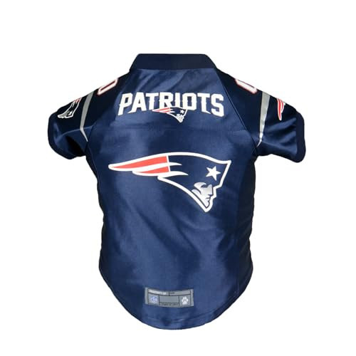 Littlearth NFL New England Patriots Premium Pet Jersey, Team Color, X-Small | Amazon (US)