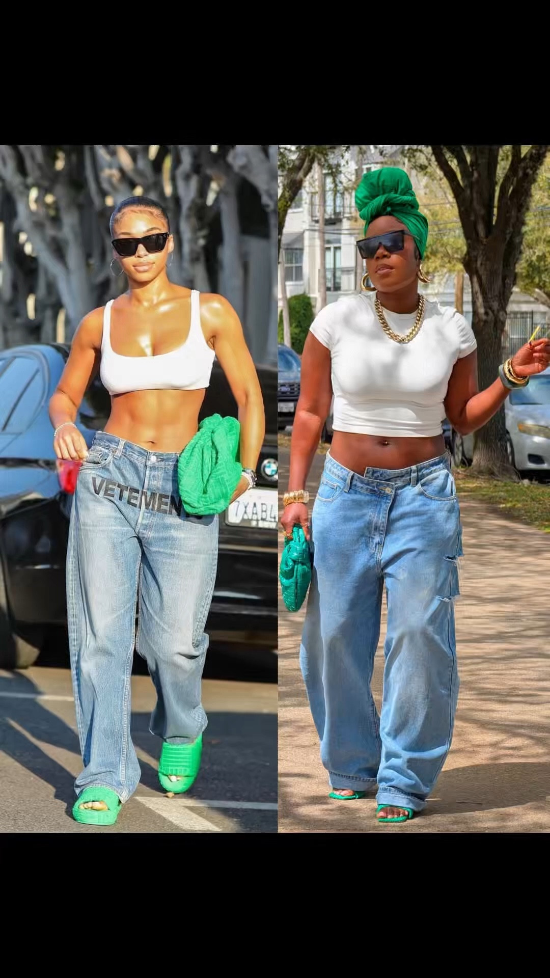 Inspired to try this look I saw on Lori Harvey. Such a fresh spring look✨#loriharvey

#LTKootd #LTKOver40 #LTKgrwm