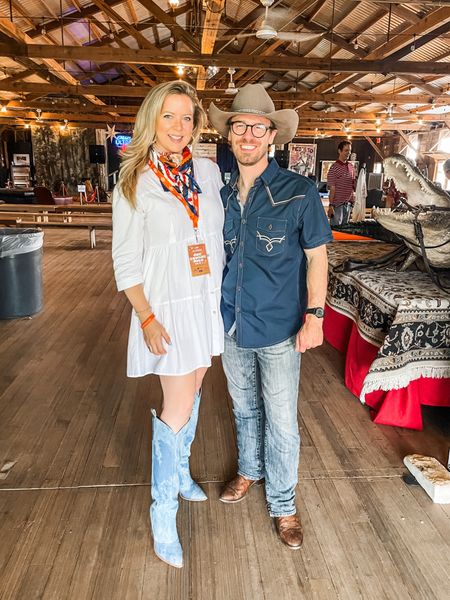 One Square Mile Music Festival Night 2 in Round Top! 🎶 Pssst… these BASSO Austin Denim Cowboy boots👢are currently on sale for $79.99 at basso.co (similar styles linked)

#LTKshoecrush #LTKFestival