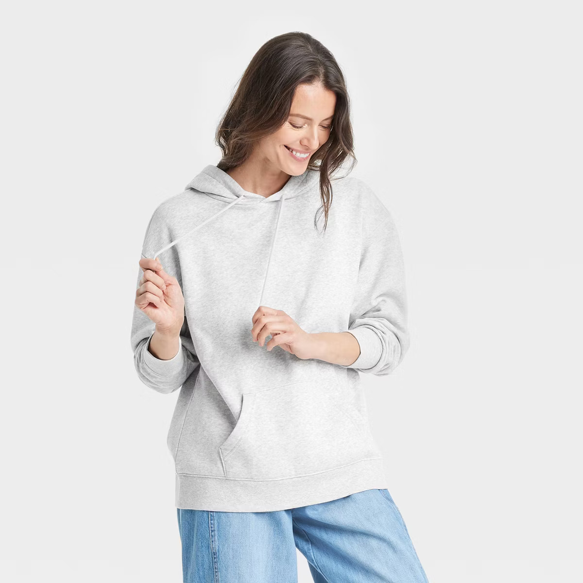 Women's Leisure Studio Oversized Hooded Sweatshirt - Universal Thread™ Light Mint Green M | Target