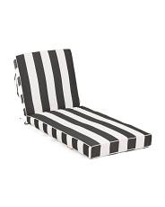 Made In Usa 24x24x48 Outdoor Cabana Striped Lounger Cushion | TJ Maxx