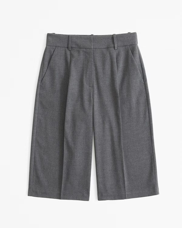 Women's Culotte Tailored Pant | Women's Bottoms | Abercrombie.com | Abercrombie & Fitch (US)