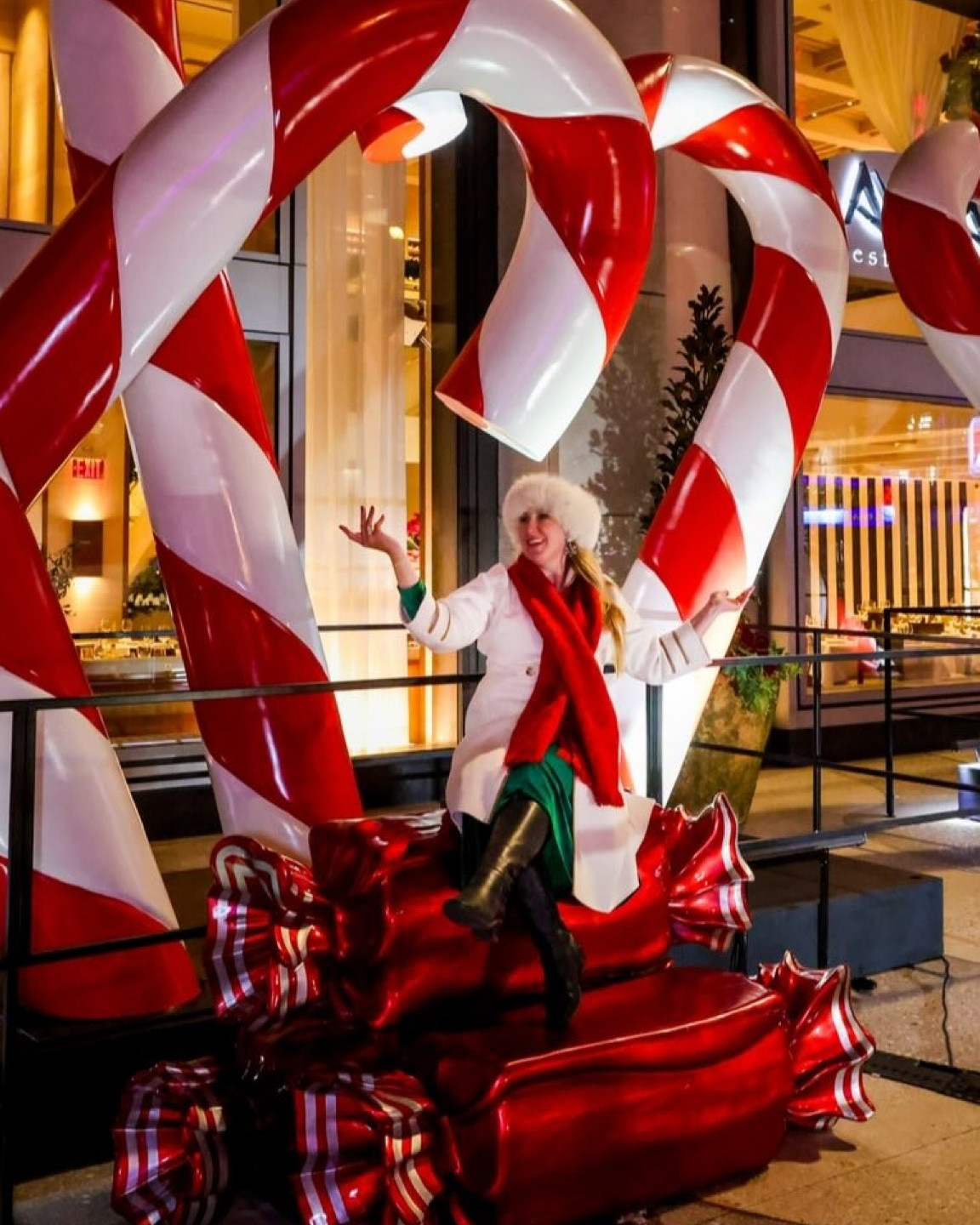 Me: New year, new me. Also me: Still dancing with candy canes in January.😜🎄

Feeling festive and cozy this season!✨ This look was perfect for exploring holiday decorations and enjoying winter in NYC while staying warm! My coat, boots, and accessories are not only stylish but also practical for winter adventures. The scarf especially is a winter must-have for me. Don’t forget to save this post for inspiration on your next stylish winter outing!

📍Midtown Manhattan, NYC 
.
.
.
.
.
#winterstyle #winterfashion #whitecoat #nycstyle #nycfashion

#LTKSeasonal #LTKStyleTip #LTKTravel
