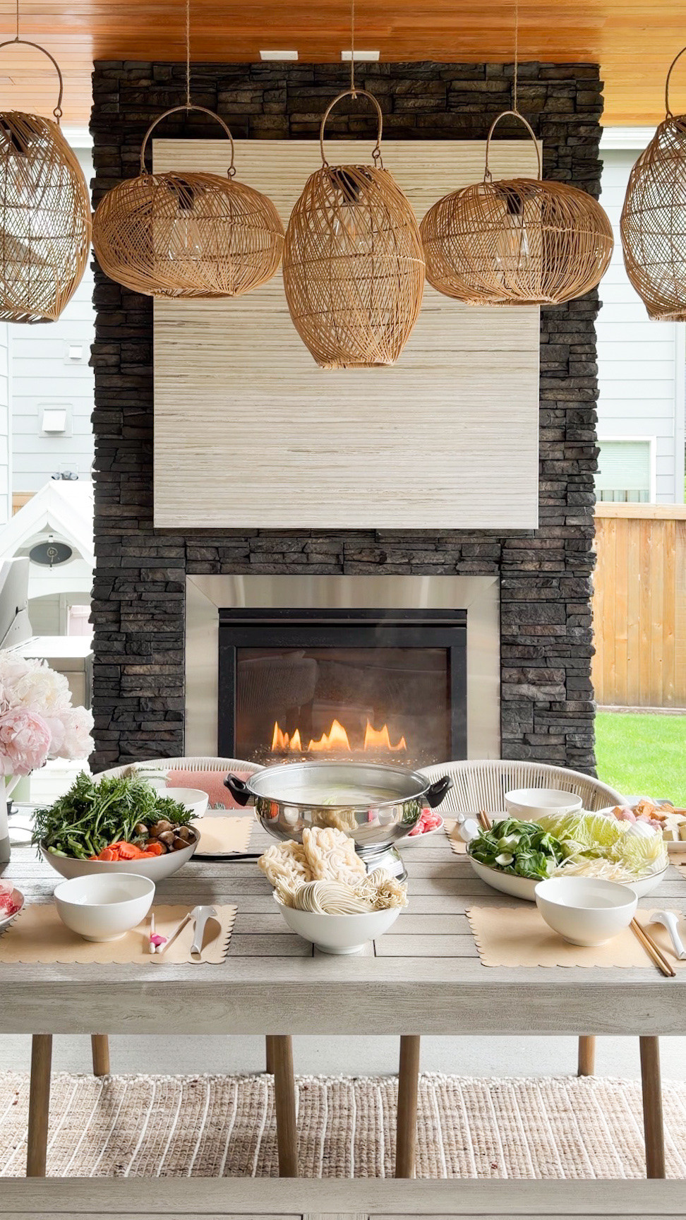 HOW TO MAKE HOT POT AT HOME! 🥟🥩🥬🍲 You can make hot pot as simple or elaborate as you want. It's very easy to customize and a great hosting idea!

Electric hot pot, soup base, bowl, baby bok choy, placemats, soy sauce, chopsticks, noodles, chilli oil, barbecue sauce

#LTKhome #LTKsummer
