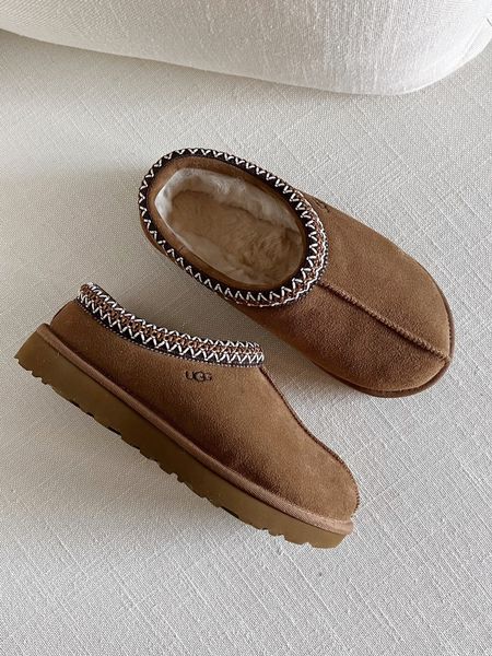 Ugg Tasman slippers in stock! TTS but size up if you’re a half size. **I ordered from UGG and was told mid-December back order and they came in a week!

Ugg tazz, tazz slippers, ugg trends, trending shoes 

#LTKshoecrush #LTKstyletip #LTKSeasonal