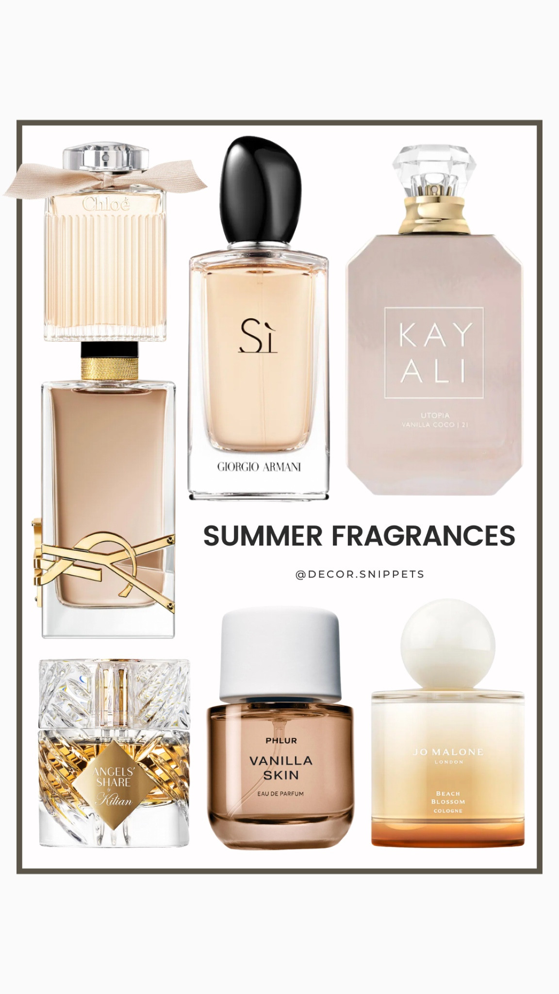 Summer Fragrances From Sephora 💄

summer fragrance // summer perfume // makeup routine // makeup bag // sephora // sephora must haves // sephora favorites // beauty inspo

#LTKFindsUnder50 #LTKFindsUnder100 #LTKBeauty