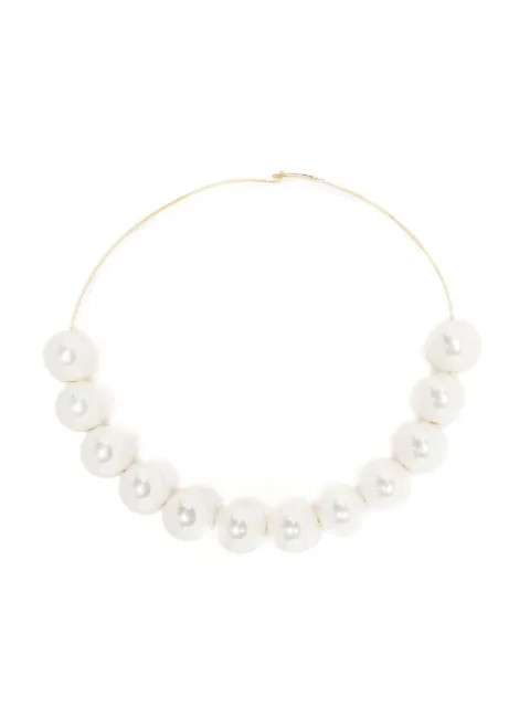 pearl choker necklace | Farfetch Global
